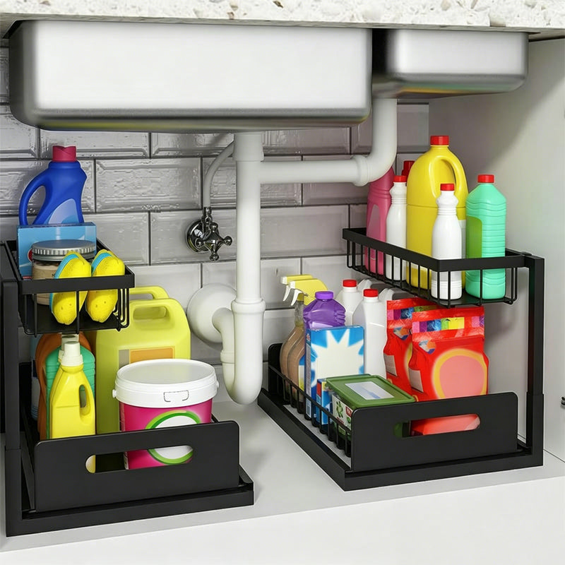 2-Tier Carbon Steel Organizer