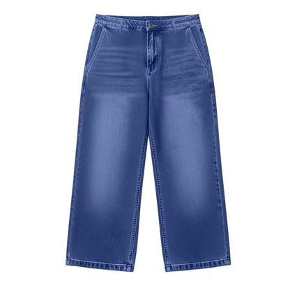 ⌛Limited-time offer-Women's Casual Straight-Leg Cropped Jeans