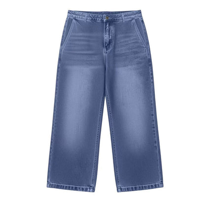 ⌛Limited-time offer-Women's Casual Straight-Leg Cropped Jeans