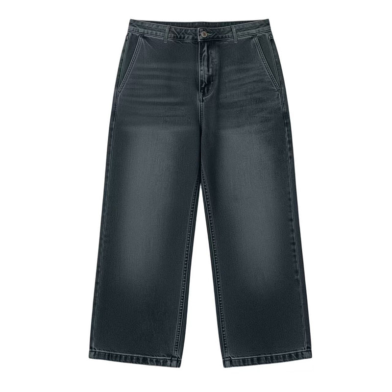 ⌛Limited-time offer-Women's Casual Straight-Leg Cropped Jeans