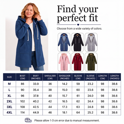 🔥✨ Women's Zip-Up Fleece Hoodies