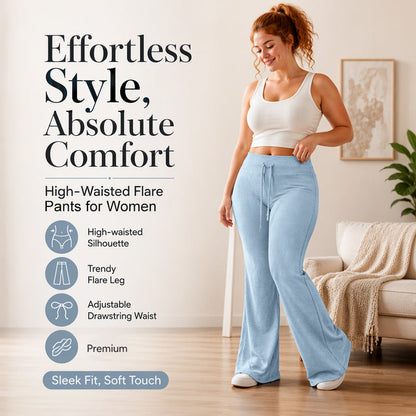 ⌛Limited-time offer-Women's High Waisted Flare Pants