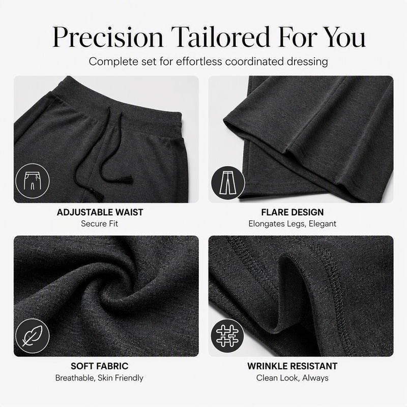 ⌛Limited-time offer-Women's High Waisted Flare Pants