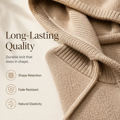 ⌛Limited-time offer-Women's Hooded Drawstring Knit Pullover