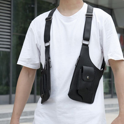 🎒 Carry Smarter | Men's Anti-Theft Multi-Pocket Water-Resistant PU Tactical Shoulder Bag