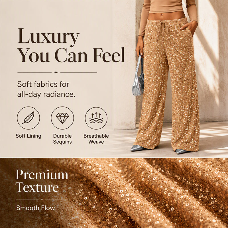 🔥New Arrivals & Special Offers-Women's Elastic Waist Straight-Leg Pants