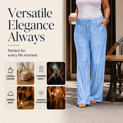🔥New Arrivals & Special Offers-Women's Elastic Waist Straight-Leg Pants