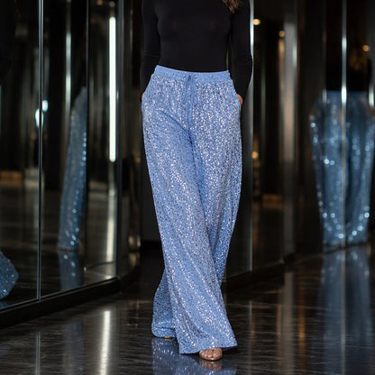 🔥New Arrivals & Special Offers-Women's Elastic Waist Straight-Leg Pants