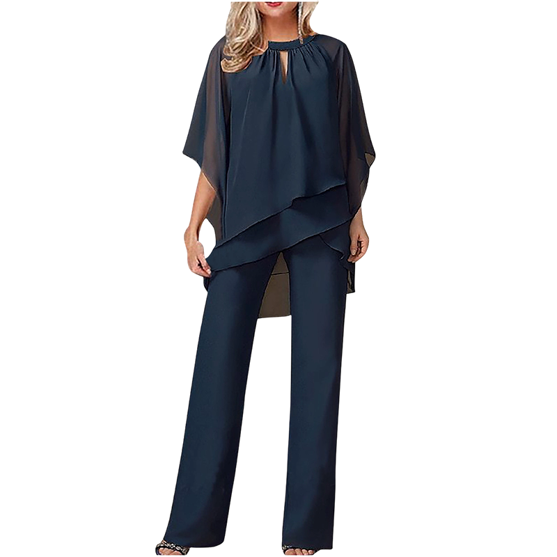 ⌛New Arrivals & Special Offers-Women's Elegant Asymmetrical Top & Pants Set