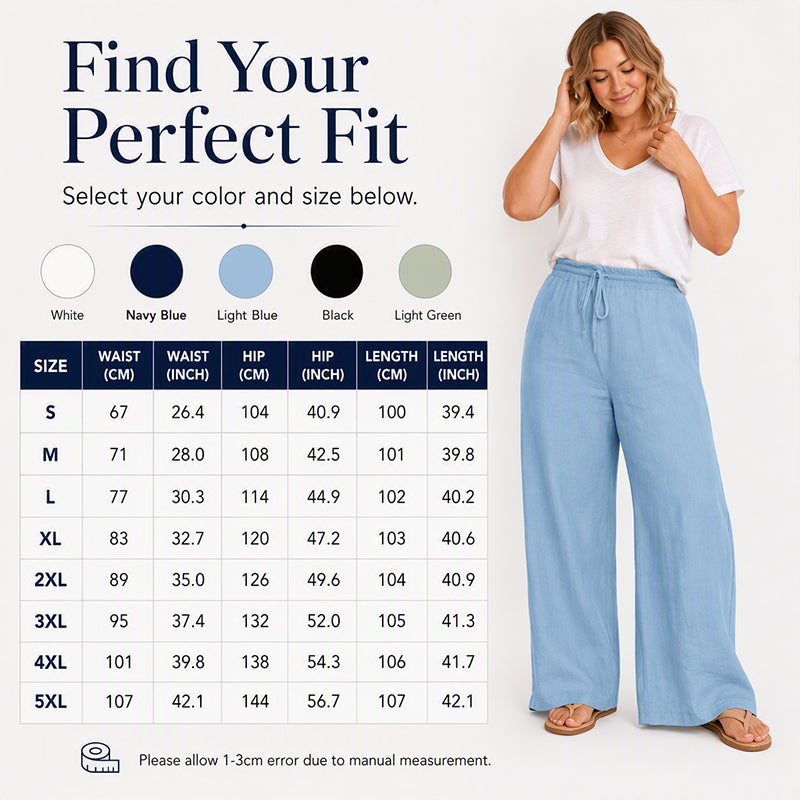 ⌛Limited-time offer-Women's Casual Drawstring Wide-Leg Pants
