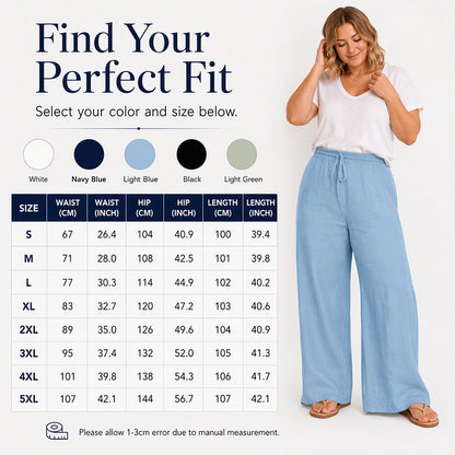 ⌛Limited-time offer-Women's Casual Drawstring Wide-Leg Pants