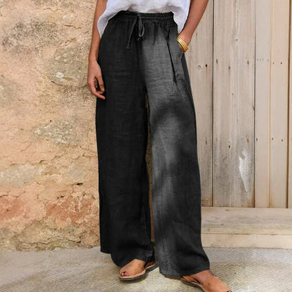 ⌛Limited-time offer-Women's Casual Drawstring Wide-Leg Pants