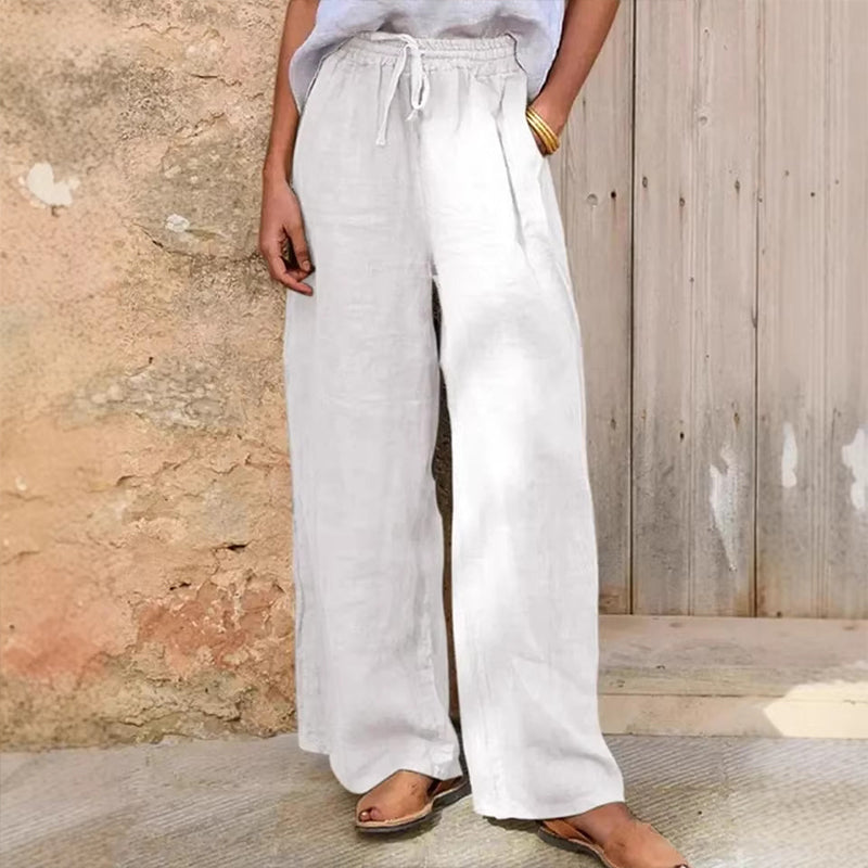 ⌛Limited-time offer-Women's Casual Drawstring Wide-Leg Pants