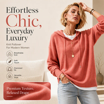 ⌛Limited-time offer-Women's Casual Hooded Sweater with Drawstring