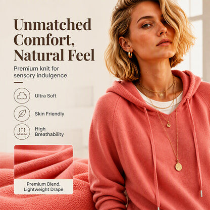 ⌛Limited-time offer-Women's Casual Hooded Sweater with Drawstring