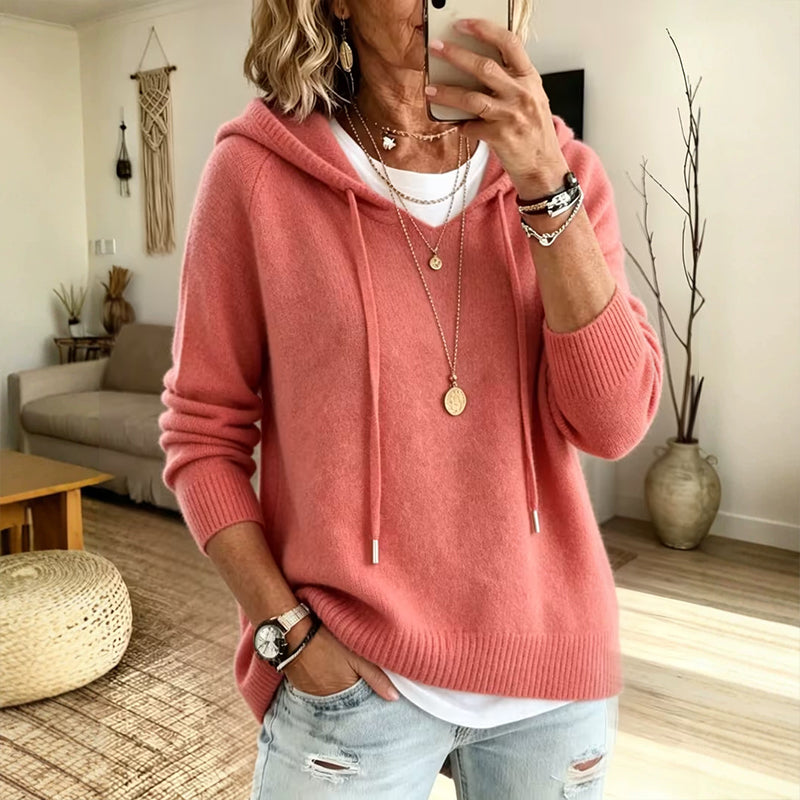 ⌛Limited-time offer-Women's Casual Hooded Sweater with Drawstring