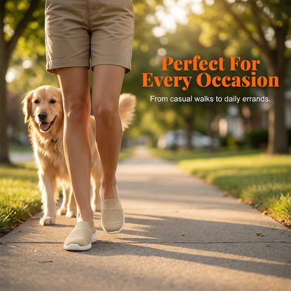 ⌛Limited-time offer-Women's Breathable Mesh Slip-On Walking Shoes