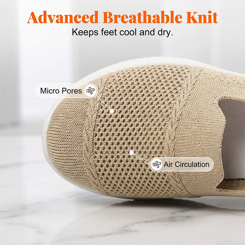 ⌛Limited-time offer-Women's Breathable Mesh Slip-On Walking Shoes
