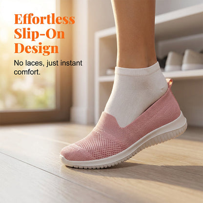 ⌛Limited-time offer-Women's Breathable Mesh Slip-On Walking Shoes