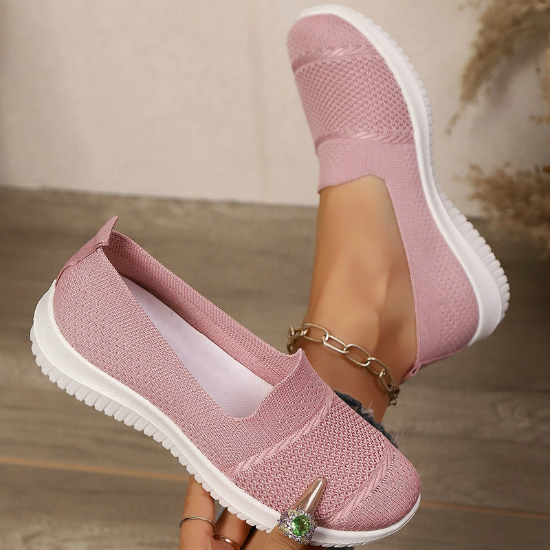 ⌛Limited-time offer-Women's Breathable Mesh Slip-On Walking Shoes