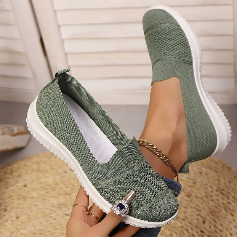 ⌛Limited-time offer-Women's Breathable Mesh Slip-On Walking Shoes