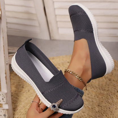 ⌛Limited-time offer-Women's Breathable Mesh Slip-On Walking Shoes