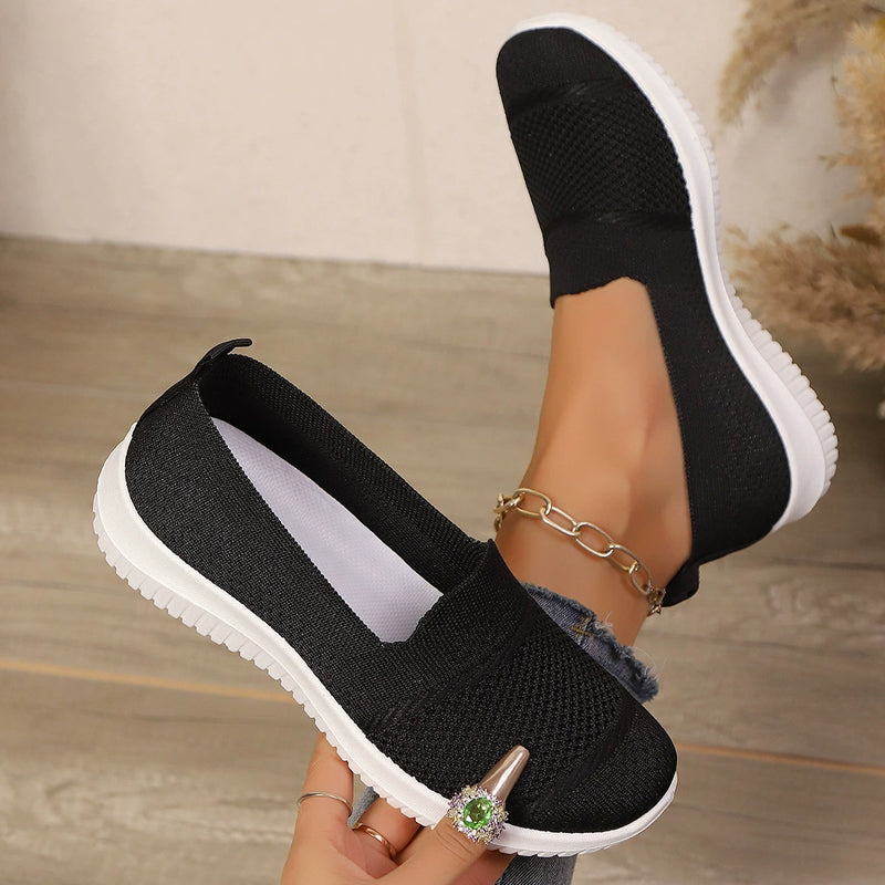 ⌛Limited-time offer-Women's Breathable Mesh Slip-On Walking Shoes