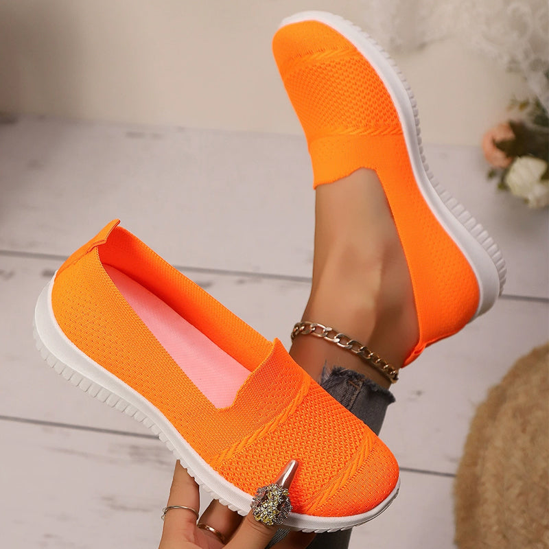 ⌛Limited-time offer-Women's Breathable Mesh Slip-On Walking Shoes