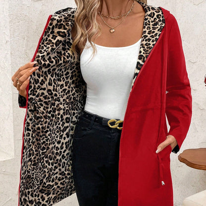 ⌛Limited Time Sale 50% OFF🔥🧥Women’s Reversible Zip Up Hoodie Jacket✨