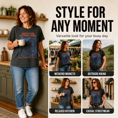 ✨New Arrivals: 50% Off-Retro Cryptid National Parks Graphic T-Shirt