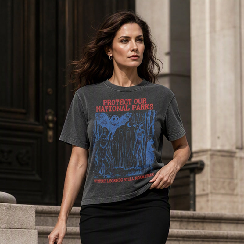 ✨New Arrivals: 50% Off-Retro Cryptid National Parks Graphic T-Shirt
