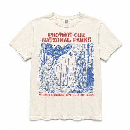 ✨New Arrivals: 50% Off-Retro Cryptid National Parks Graphic T-Shirt