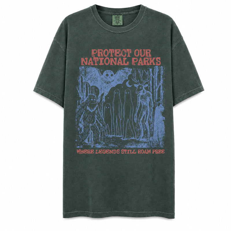 ✨New Arrivals: 50% Off-Retro Cryptid National Parks Graphic T-Shirt