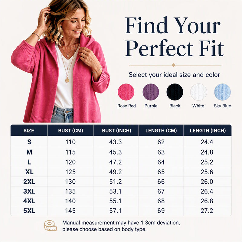 🍁New Fall Collection-Women's 3/4 Sleeve Hooded Knit Cardigan