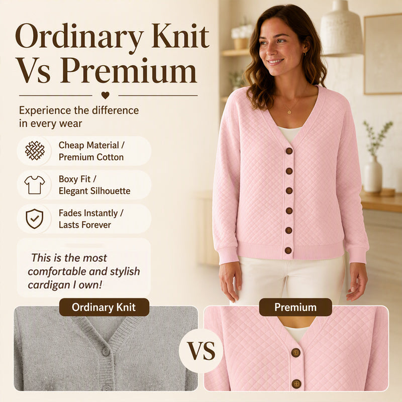⌛Limited-Time Offer-Women's Casual Quilted Button Down Jacket