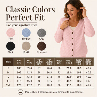 ⌛Limited-Time Offer-Women's Casual Quilted Button Down Jacket