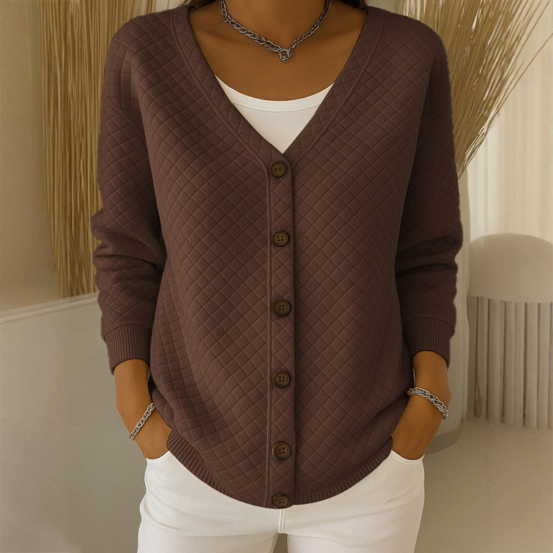 ⌛Limited-Time Offer-Women's Casual Quilted Button Down Jacket