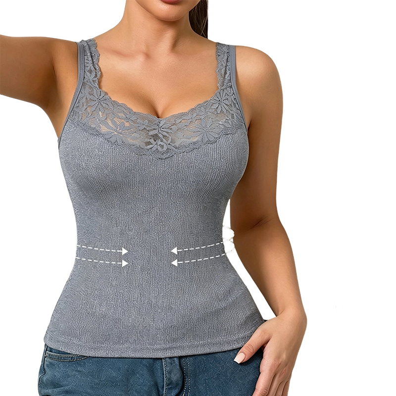 ⏰🔥Last Day Special Price‼️Women's Plus Size Lace Slim Fit Tank Top💐