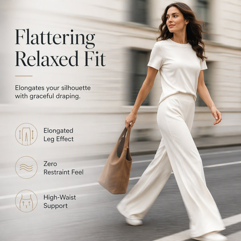 ⌛Limited-Time Offer-Women's Top & Wide-Leg Pants 2-Piece Set
