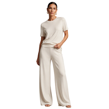 ⌛Limited-Time Offer-Women's Top & Wide-Leg Pants 2-Piece Set