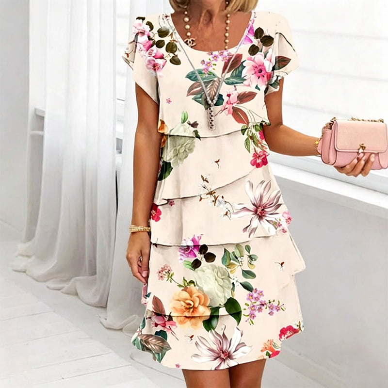 ⌛Limited-Time Offer-Women's Summer Floral Chiffon Dress