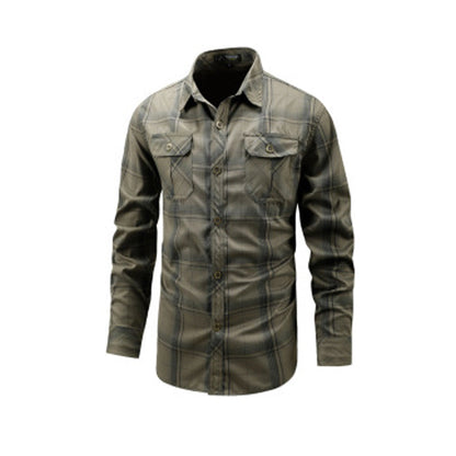✨Men's Casual Plaid Long Sleeve Shirt – Classic Long Sleeve Check Shirt For Everyday Smart-Casual Style 👔