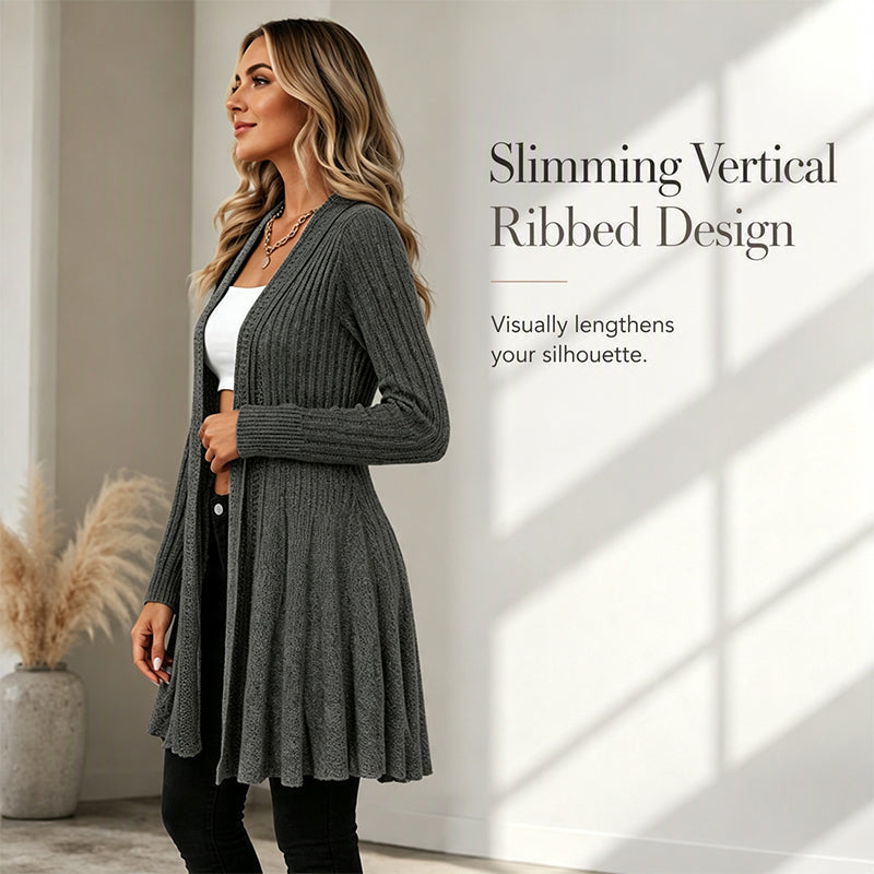 🌻🧥Women's Soft Knit Open-Front Cardigan – Elegant & Easy to Layer