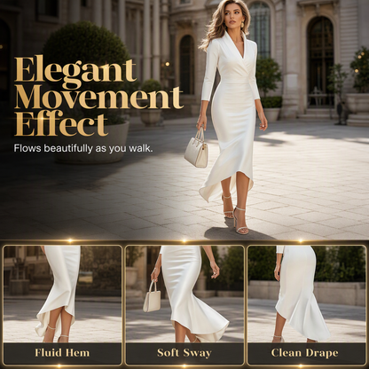 ✨New Arrivals & Special Offers-Women's Elegant Satin Midi Dress