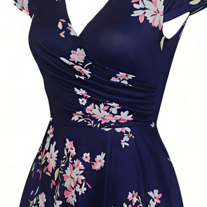 ⌛Limited-Time Offer-Women's Elegant Printed Dress with Pockets