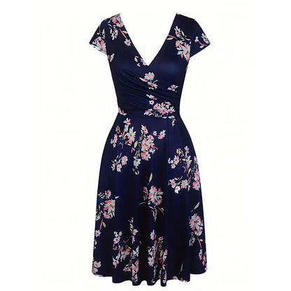 ⌛Limited-Time Offer-Women's Elegant Printed Dress with Pockets