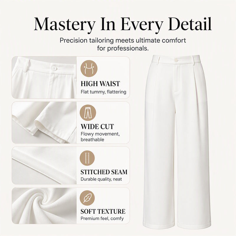 Women's Loose Wide Leg Suit Pants