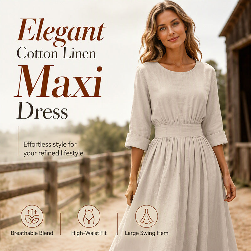 ⌛Limited-Time Offer-Women's Casual Cinched Waist Dress