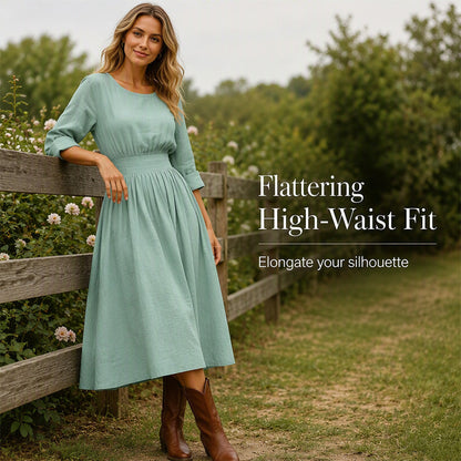⌛Limited-Time Offer-Women's Casual Cinched Waist Dress