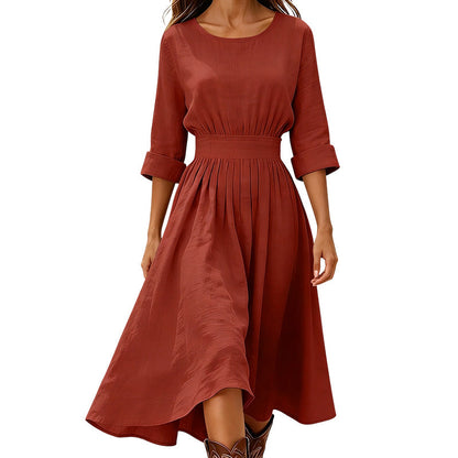 ⌛Limited-Time Offer-Women's Casual Cinched Waist Dress